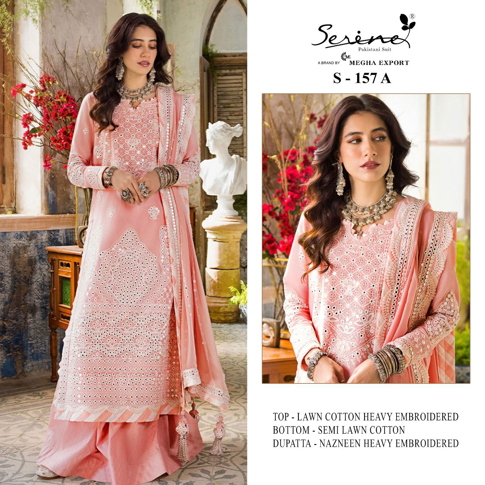 S 157 By Serine Designer Pakistani Suits Catalog